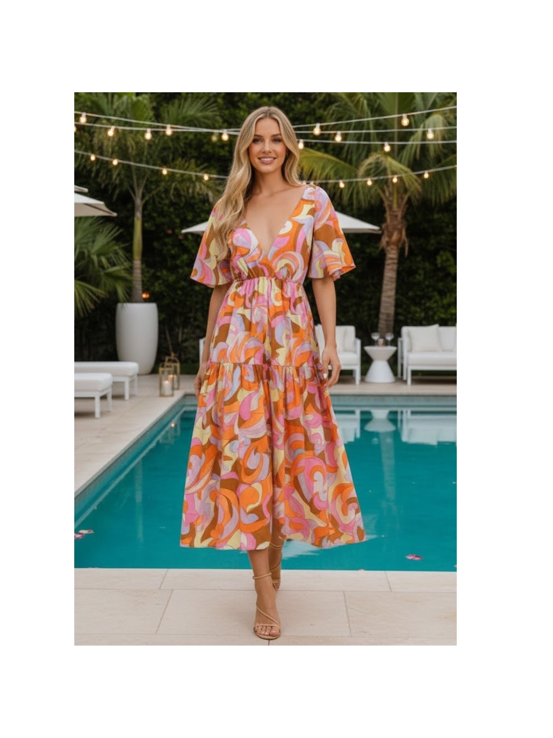 Delfi Collective Dress Medium Nwt